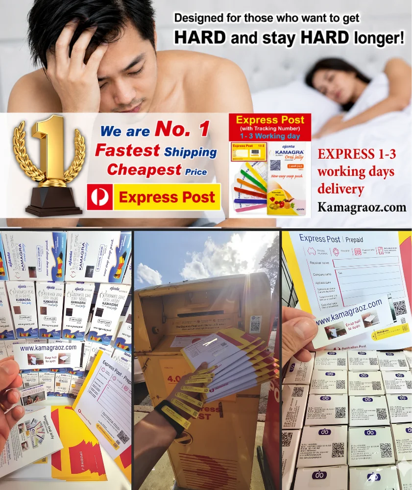 Kamagra Oral Jelly Australia — We are No.1 Fastest Shipping, Cheapest Price, Express Post 1-3 working days delivery
